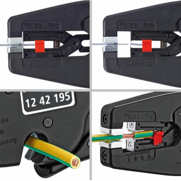 Автоматический инструмент для зачистки проводов для кабелей 0.03-10 мм² AWG 32-7