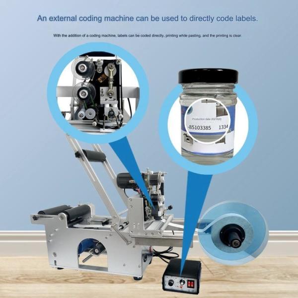 Semi-automatic Bottles Labeling Machine for Fast Labeling Speed 20-40pcs per Minute