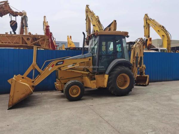 Used Caterpillar 416 420 430 4X4 Backhoe Loader Excavator for Heavy Construction