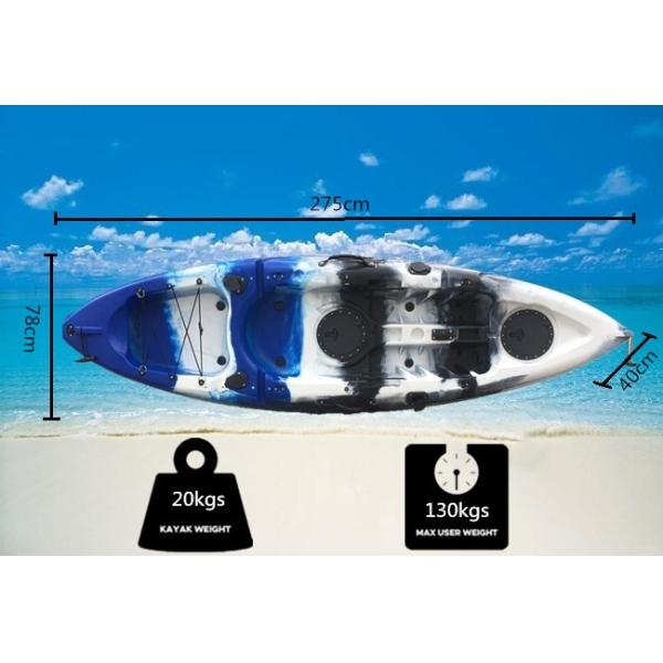 New Designed Sea Touring Kayak Enough Storage Capacity Rotational Moulding