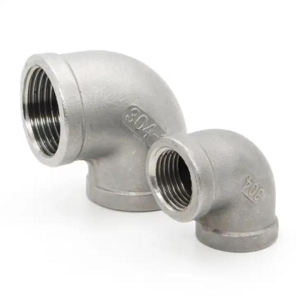 201 304 Stainless Steel Cylindrical Head Code 90/45 deg Elbow Plumbing Pipe Fittings