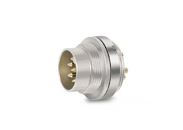 Conector circular montado fixo modelo da tomada do FAG