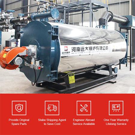 700KW Horizontal Three Pass Oil Gas Fired Thermal Oil Boiler Price