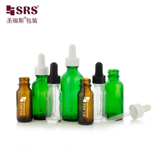 BOS001-30ML Premium UV Protected Glass Dropper Bottles For Essential Oils And Serums