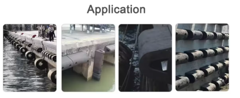 EPDM/PVC Cylindrical D Shape Dock Bumper Rubber Fender with Cutting Service for Marine and Boat