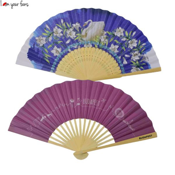 High Quality Bamboo Hand Fans Folding Fan Custom Handicraft Bamboo Fan