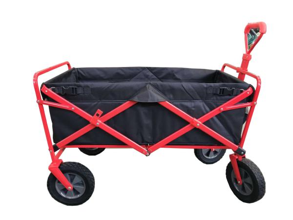 Heavy Duty Garden Pull Wagon Collapsible High Strength Customizable