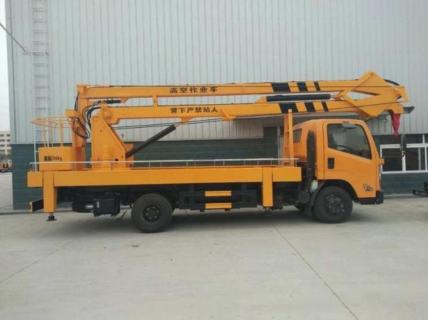 Jmc 4X2 18m 20m Lift Platform Truck , Aerial Bucket Lift Truck