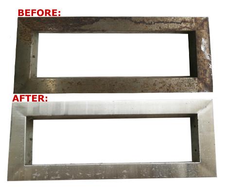 líquido de limpeza à mão do laser 500W, removedor de oxidação limpo do laser para o metal