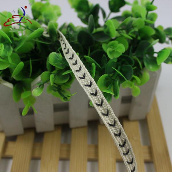 3/8 9mm 10mm Polyester Flat Braided Drawcord With Silicone Tips