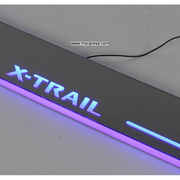Nissan X-Trail car pedal set LED lights pedal car step Moving door scuff