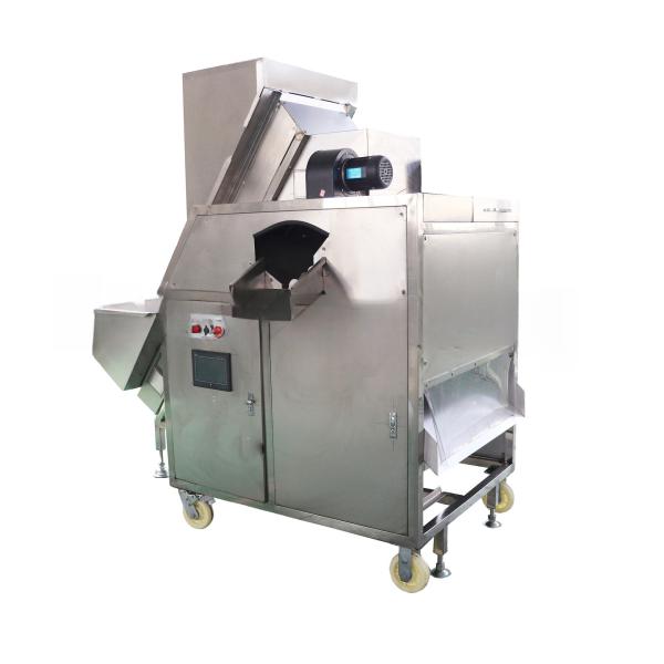 500-700kg/h Small Onion Peeling Cutting Machine 1.52kW with Adjustable Peeling Layers