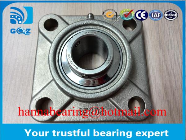 Shaft 40mm Square Flanged Housing UCF208  Pillow Block Four Bolt 40x130x51.2 mm