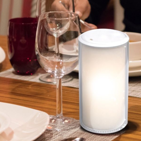 2700K Dual Color LED Table Lamp with Gravity Sensor and Rechargeable Lithium Battery