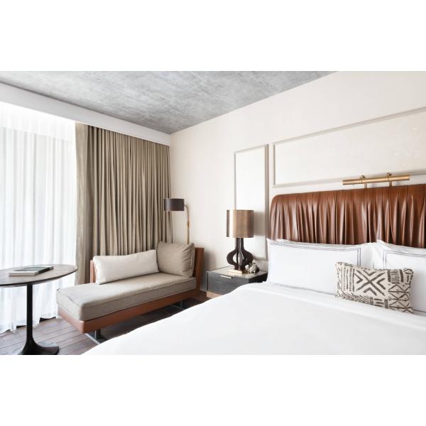 American Style Villa Furniture Brown Hue Casual Leisure Atmosphere Leather Upholstery