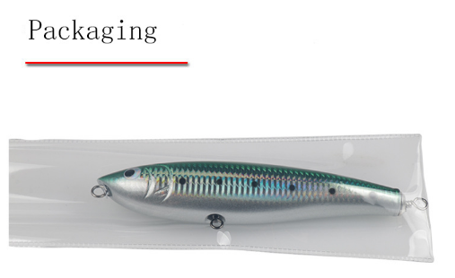 3 цвета 17CM/70g 3D Глаза Твердое дерево Приманка Требл крюки Лазерное покрытие верхняя вода Деревянный карандаш Рыболовная приманка