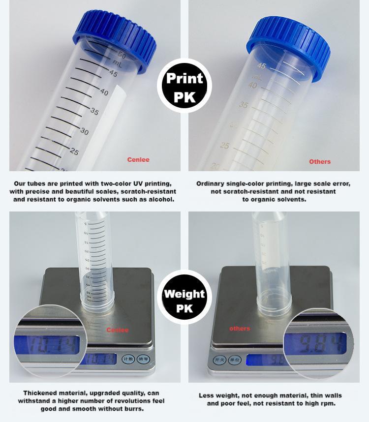 Sterile 0.5ml & 2ml Graduated PCR Tubes - 8-Strip Format with Attached Caps for Human DNA Testing, DNase/RNase-Free