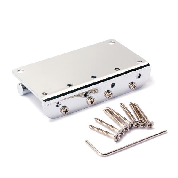 4 cordas Vintage estilo Bass Bridge para Guitarra Elétrica 3.39 x1.89 x0.55 