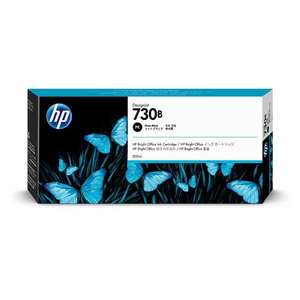 HP 730 300ml Full Color for Cartridge-Original Black Compatible for DesignJet T1600/T2600/T1700 Printers (Digital)