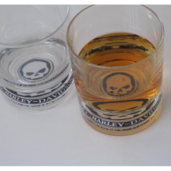 Logo Debossed Bottom Whiskey Tumbler Glass , Crystal Scotch Glasses For Brands Gift