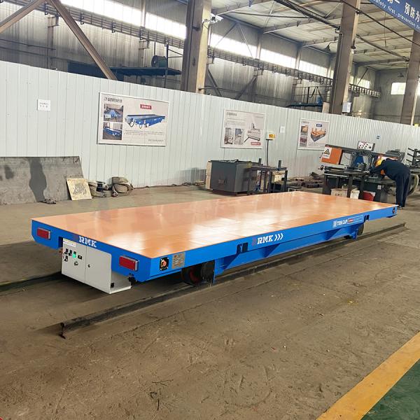10T On Rail Material Transport Platform Industrial Workshop Transfer Trolley