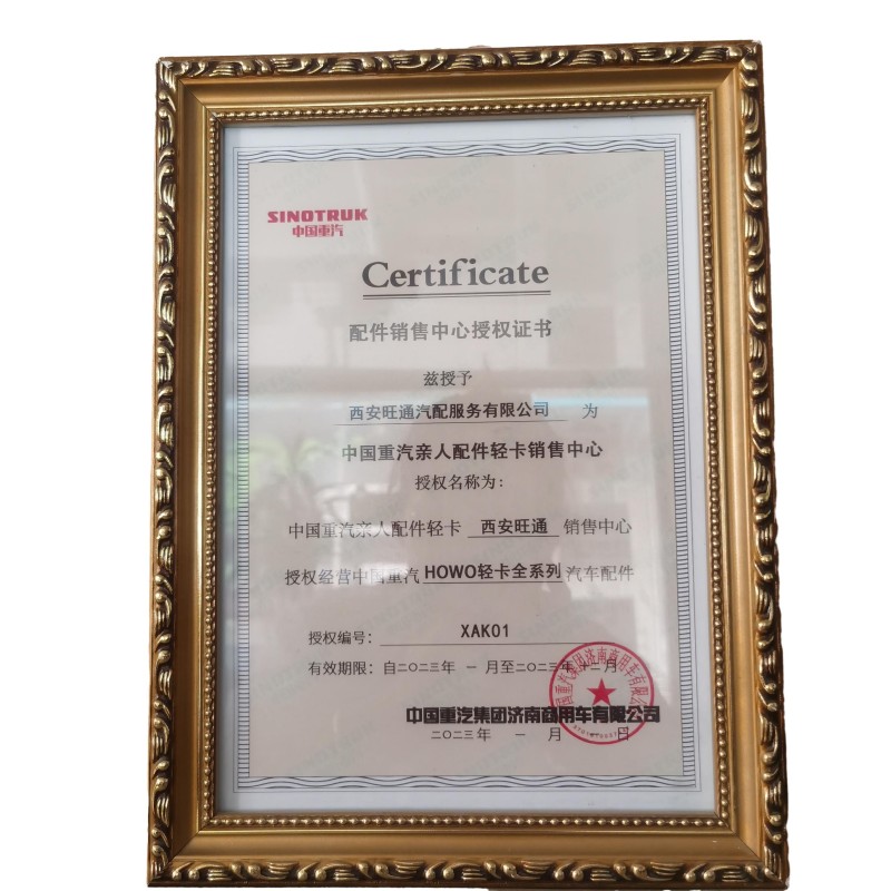 Shaanxi Leading Auto Parts Co., Ltd. Certifications