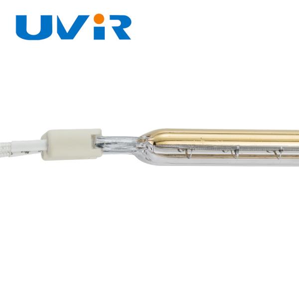 Gold Coated Twin Tube Short Wave Infrared Lamp 3500W