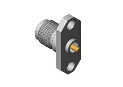 50 Ohm RF 2.92mm Conector coaxial de aço inoxidável Tipo K Feminino
