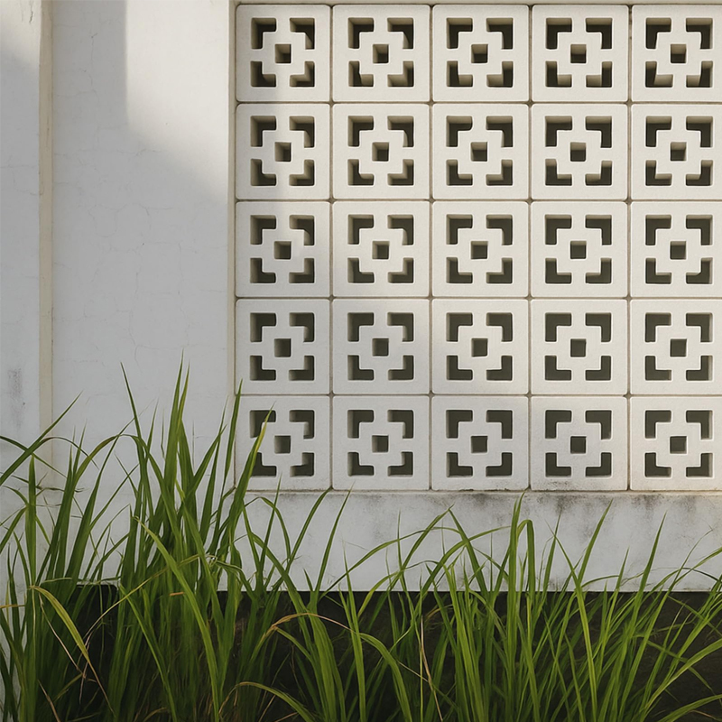 Breeze Block Decorative Concrete Masonry Units Square Patterned Decorative Concrete Blocks As Design Accent a Shade Covering