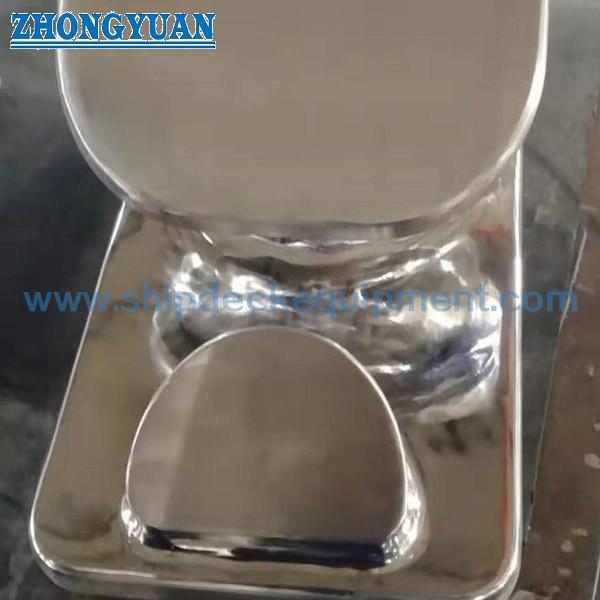 6 Polished Stainless Steel Fixed Chock Ship Towing Equipment