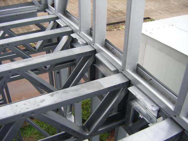 A instalação que rápida o carro de metal à prova de fogo derrama o armazenamento do metal da armação de aço do &Light derrama com estrutura clara da armação de aço