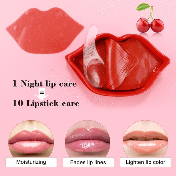 Sleeping Hydrogel Collagen Lip Mask Natural Crystal Hydrating