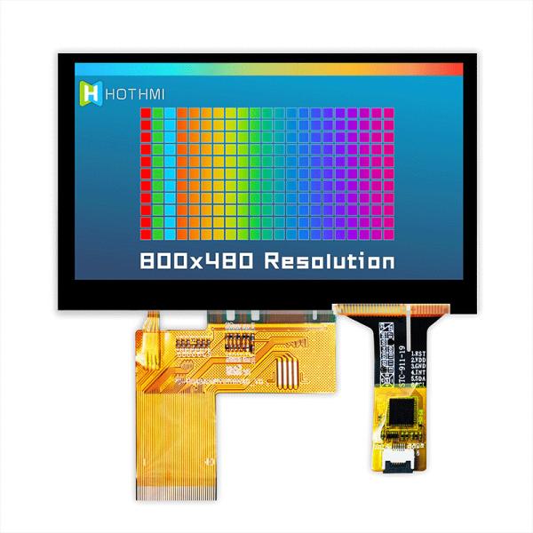 800x480 4,3 монитор Pcap модуля экрана касания модуля дисплея дюйма TFT LCD емкостный