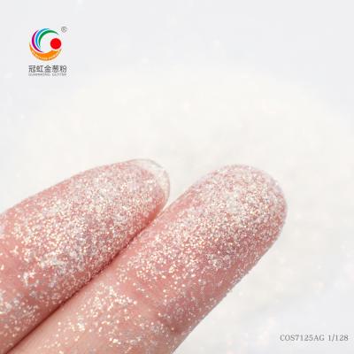 White Biodegradable Makeup Glitter Eyeshadow Powder For Christmas 2.0mm
