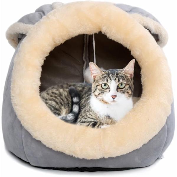 Soft Anti-Slip Bottom Quadrate Pet Cat Bed for Cats or Small Dogs Washable ODM Designs