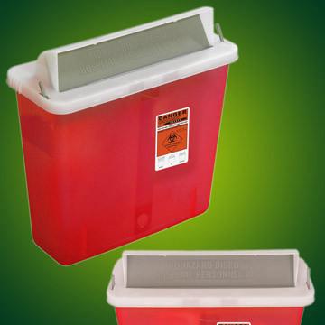 Disposable Medical Sharp Containers For Needles , Surgical Needle Disposal Box