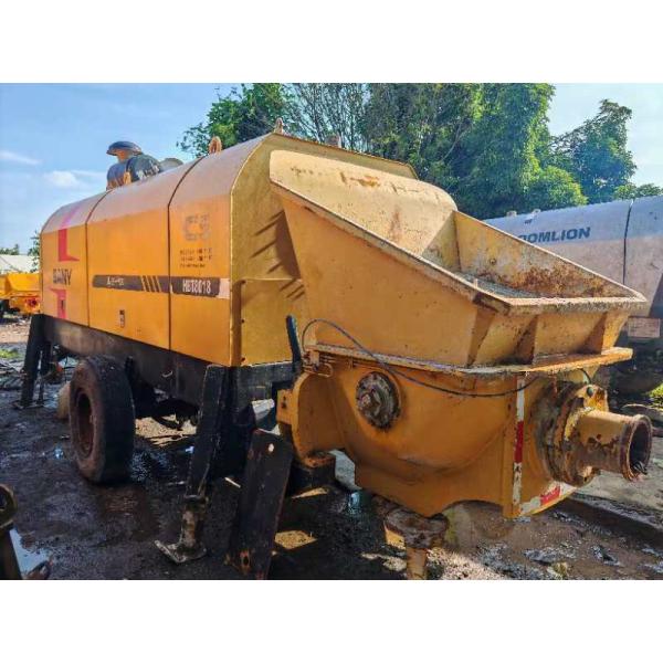 2017 original Trailer Mounted Concrete Pump Sany 8018 Stationary Trailer Pump
