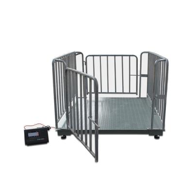 2000KG Capacity Digital Livestock Scales , Electronic Cattle Weighing Scales