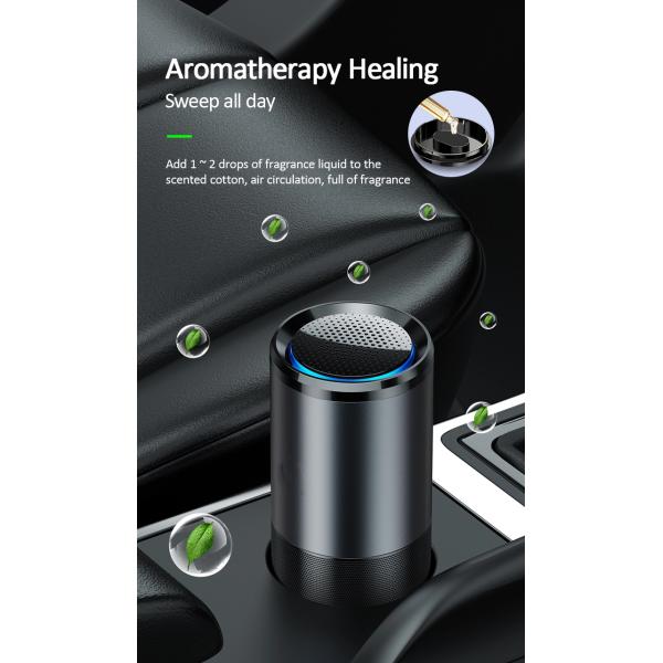 ион RoHS красного UVC очистителя воздуха автомобиля 30dB личный отрицательный