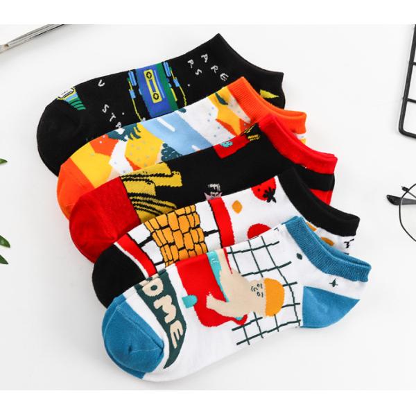 Premium Men Custom Made Sports Socks ,  Ankle Knitted Printed Sports Socks, Leisure Socks