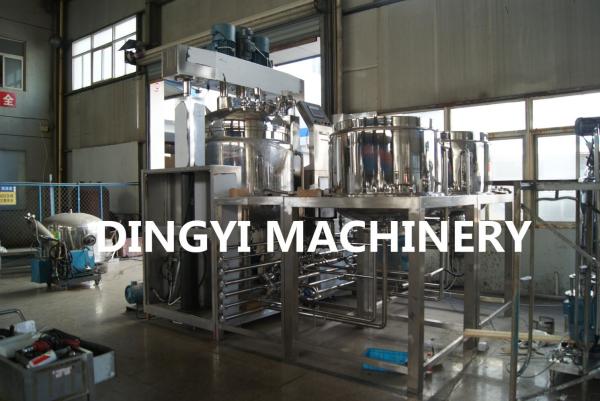 Shower Gel Stainless Steel Shampoo Making Equipment ABB Motor With PLC Control