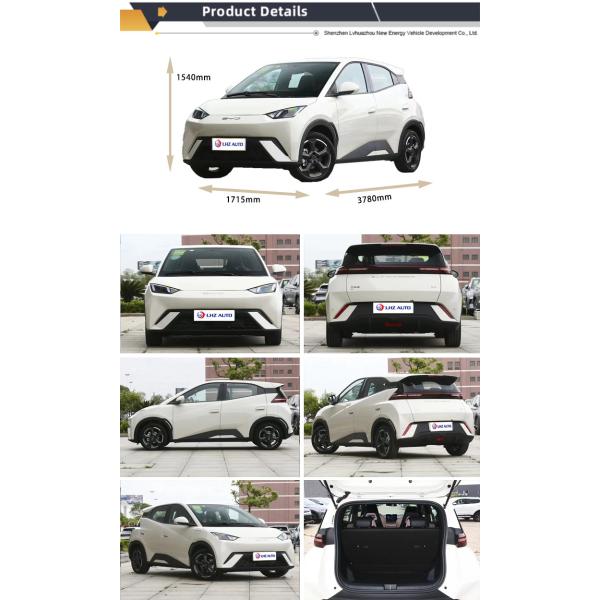 55kW de potencia máxima coches BYD de segunda mano vehículos energéticos con tiempo de carga de 0,5 horas