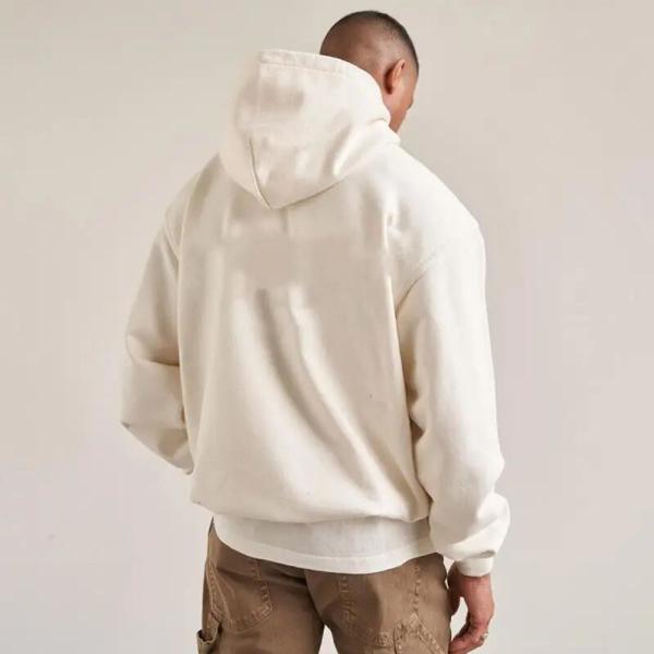                  2023 Blank Hoodie Men′s Custom Embroidered Logo Men′s Thick Unisex Oversized Hoodie             