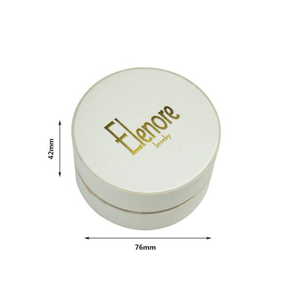 Boîtes de bijoux en carton recyclé compact avec plateau en mousse