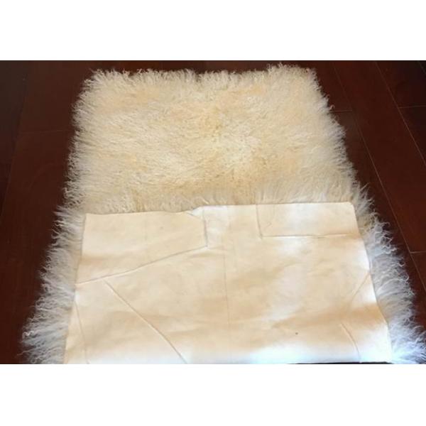 Mongolian Sheepskin Rug Luxury Real Long Curly Haired Tibetan Lambskin fur