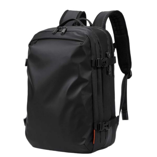 Business Travel Backpack With Vacuum Compression Storage Compartment Multifunctional Laptop Backpack Customized