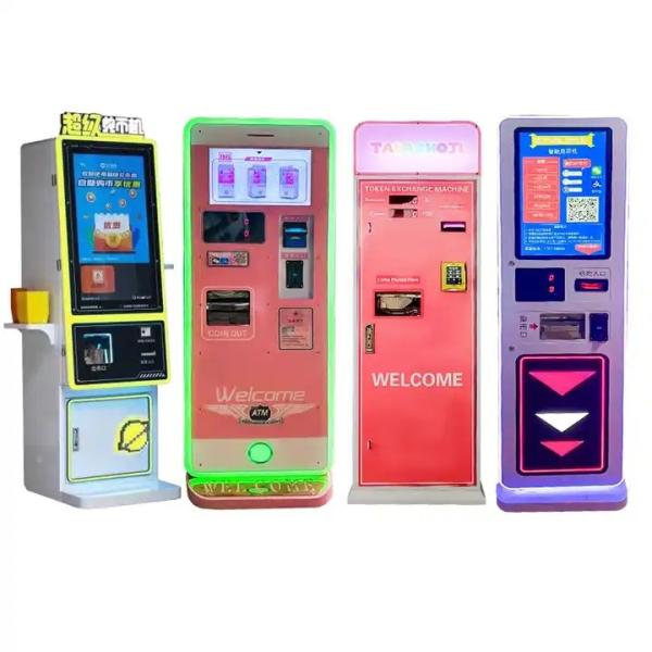 Arcade Game Center Coin Token Exchange Machine For 3 Years old