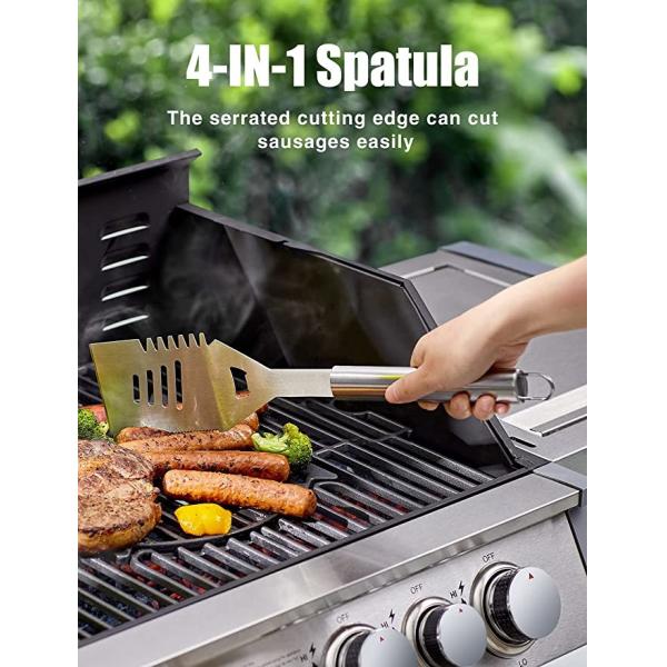 Гриль БАРБЕКЮ кухни OCPO поставляет утвари БАРБЕКЮ нержавеющей стали женщин людей 16 дюймов