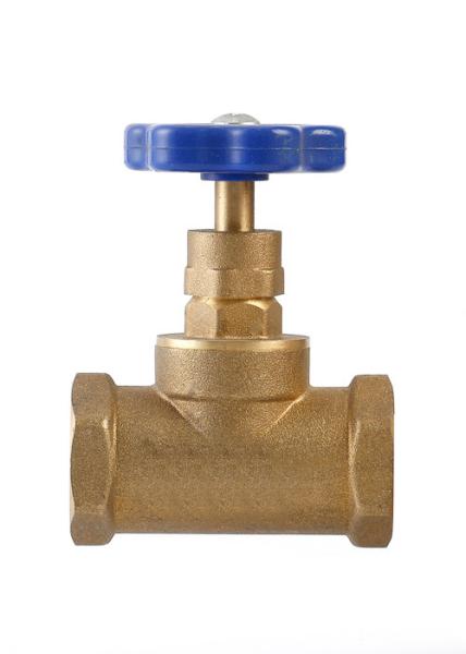 Female Threaded Brass Stop Valve Rustproof Corrosion Resistant