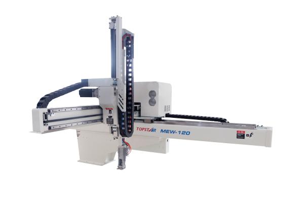 Large Size Servo Robot Arm , 5 Axis Robotic Arm 350 - 450Ton Injection Press